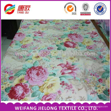 flores que imprimem o tecido de algodão para o tecido da cama do algodão